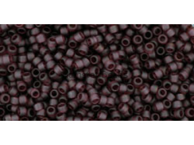 Бисер TOHO Round 15/0 TR-15-6CF - Transparent-Frosted Amethyst