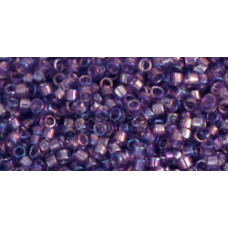 Бисер TOHO Treasure 11/0 TT-01-166D - Transparent-Rainbow Sugar Plum