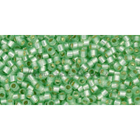Бисер TOHO Treasure 11/0 TT-01-2244 - Transparent Silver-Lined Mint Green