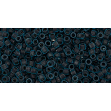 Бисер TOHO Treasure 11/0 TT-01-248FM - Frosted Jet-Lined Aqua