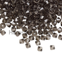 Биконусы Preciosa Black Diamond 4 mm