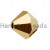 Биконусы Preciosa Crystal Aurum Full 4 mm