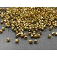 Биконусы Preciosa Crystal Aurum Full 3 mm
