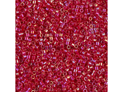 Бисер MIYUKI Delica 11/0 #DB0162 - Opaque Red AB