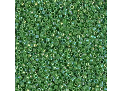 Бисер MIYUKI Delica 11/0 #DB0163 - Opaque Green AB
