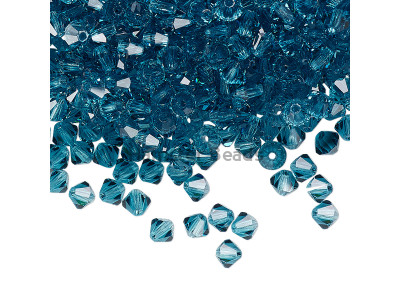 Биконусы Preciosa Indicolite 4 mm