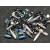 Мультимикс стеклянных бусин Preciosa Metallic Black Чехия Мультимикс стеклянных бусин Preciosa Metallic Black Чехия