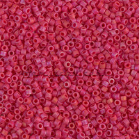 Бисер MIYUKI Delica 11/0 #DB0362 - Opaque Red AB Matted