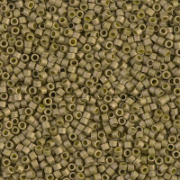 Бисер MIYUKI Delica 11/0 #DB0371 - Metallic Olive Gold Matted