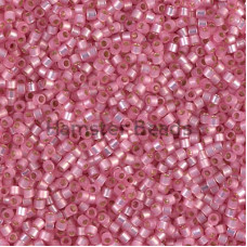 Бисер MIYUKI Delica 11/0 #DB0625 - Silver Lined Pink Alabaster Dyed