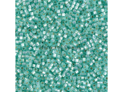 Бисер MIYUKI Delica 11/0 #DB0626 - Silver Lined Lt.Aqua Green Alabaster Dyed