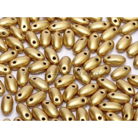 Чешские бусины Рис Aztec Gold Rizo Glass beads 2,5 x 6 mm 