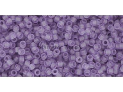 Бисер TOHO Round 15/0 TR-15-19F - Transparent-Frosted Sugar Plum Бисер TOHO Round 15/0 TR-15-19F - Transparent-Frosted Sugar Plum