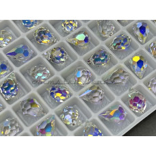 Подвеска-капля Crystal AB 10x6 мм