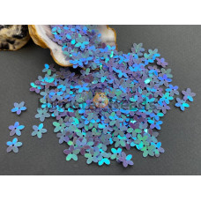 Пайетки Цветочки Opaque Purple Blue Luster 10 мм (3 г) Китай Пайетки Цветочки Opaque Purple Blue Luster 10 мм (3 г) Китай