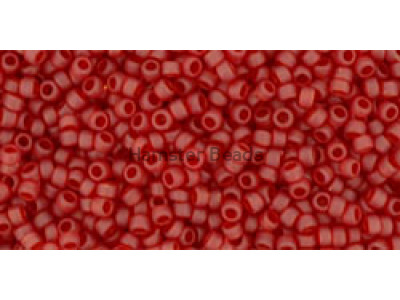 Бисер TOHO Round 15/0 TR-15-5CF - Transparent-Frosted Ruby