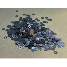Пайетки Асфальт LUNA Lustre плоские 4 мм / 3 г