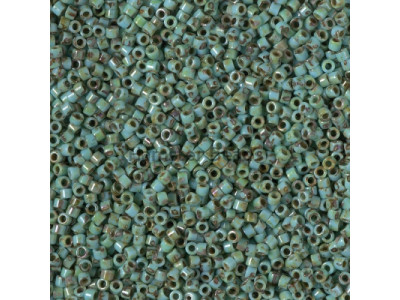 Бисер MIYUKI Delica 11/0 #DB2264 - Opaque Turq Blue Picasso