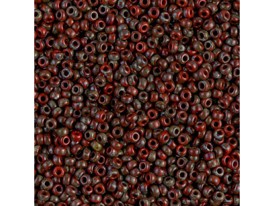 Бисер MIYUKI круглый 15/0 #4513 - Picasso Opaque Red Garnet