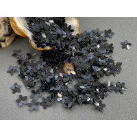 Пайетки Цветочки Black 10 мм (3 г) Китай Пайетки Цветочки Black 10 мм (3 г) Китай