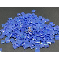 Бисер Miyuki Tila #TL0483 - Opaque Periwinkle AB / 5 г