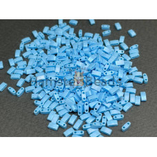 Бисер Miyuki Half Tila #HTL0413FR - Opaque Turquoise Blue Matted AB / 5 г