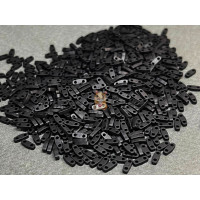 Бисер Miyuki Quarter Tila #QTL0401F - Matted Black / 3 г Бисер Miyuki Quarter Tila #QTL0401F - Matted Black / 3 г