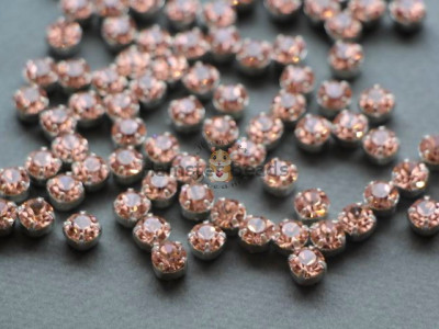 Шатоны ss29 Vintage Rose/ оправа серебро