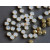 Шатоны ss29 White Opal/ оправа золото