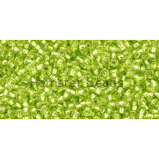 Бисер TOHO Round 15/0 TR-15-24 - Silver-Lined Lime Green Бисер TOHO Round 15/0 TR-15-24 - Silver-Lined Lime Green