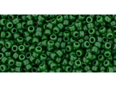 Бисер TOHO Round 15/0 TR-15-47H - Opaque Pine Green Бисер TOHO Round 15/0 TR-15-47H - Opaque Pine Green
