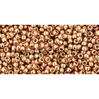 Бисер TOHO Round 15/0 TR-15-PF551 - PermaFinish - Galvanized Rose Gold