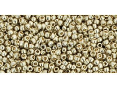 Бисер TOHO Round 15/0 TR-15-PF558 - PermaFinish - Galvanized Aluminum