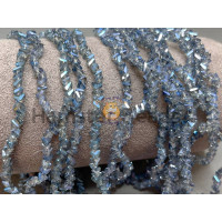 Бусины хрустальные треугольник Crystal Blue Gray #86 3 мм, 4 мм/ 1 нить