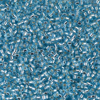Бисер MIYUKI Delica 11/0 #DB0044 - Silver Lined Aqua