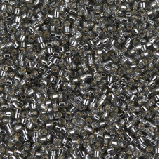 Бисер MIYUKI Delica 11/0 #DB0048 - Silver Lined Grey