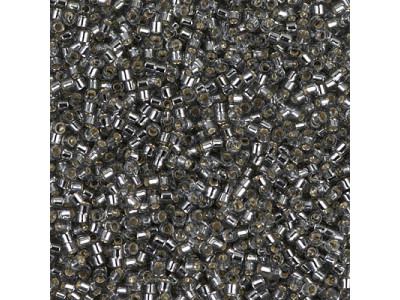 Бисер MIYUKI Delica 11/0 #DB0048 - Silver Lined Grey