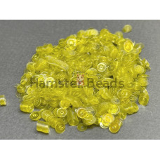 Пайетки Желтые L.2 Lustre плоские 4 мм / 3 г