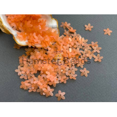 Пайетки Цветочки Orange Milky 10 мм (3 г) Китай Пайетки Цветочки Orange Milky 10 мм (3 г) Китай