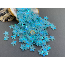 Пайетки Цветочки Opaque Light Blue AB 10 мм (3 г) Китай Пайетки Цветочки Opaque Light Blue AB 10 мм (3 г) Китай