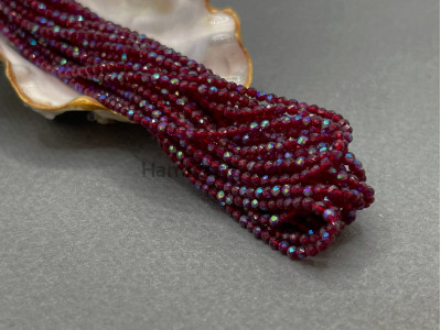 Шпинель синтетическая Garnet AB 2 мм / 1 нить Шпинель синтетическая Garnet AB 2 мм / 1 нить