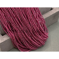 Шпинель синтетическая Fuchsia 2 мм / 1 нить