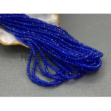 Шпинель синтетическая Cobalt Blue 2 мм / 1 нить Шпинель синтетическая Cobalt Blue 2 мм / 1 нить