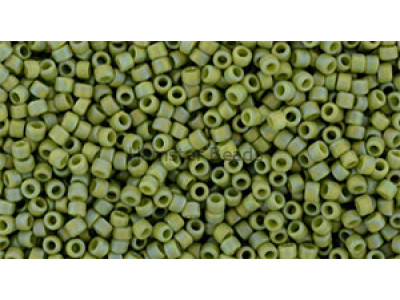 Бисер TOHO Round 15/0 TR-15-2632F - Semi Glazed Rainbow - Honeydew