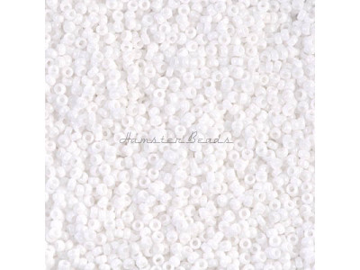 Бисер MIYUKI круглый 15/0 #0402 - White Opaque