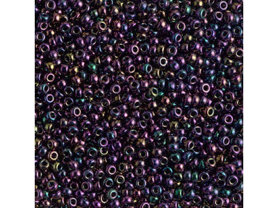 Бисер MIYUKI круглый 15/0 #0454 - Metallic Purple Iris