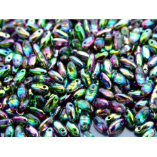 Бусины Рис Crystal Magic Orchid Rizo Glass beads 2,5 x 6 mm 