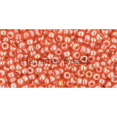 Бисер TOHO Round 11/0 TR-11-129 - Opaque Lustered Pumpkin