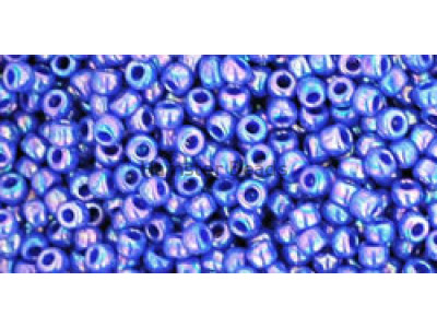 Бисер TOHO Round 11/0 TR-11-408 - Opaque Rainbow Navy Blue