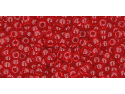 Бисер TOHO Round 11/0 TR-11-5C - Transparent Ruby